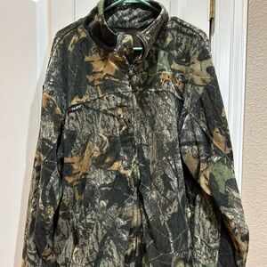 Scentlok polartec fleece camo zip jacket